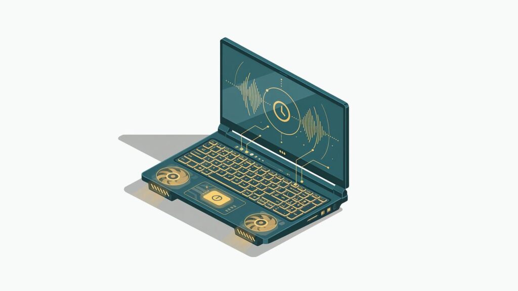 Ilustracja redakcyjna: Laptop gamingowy — na co zwrócić uwagę poza kartą graficzną