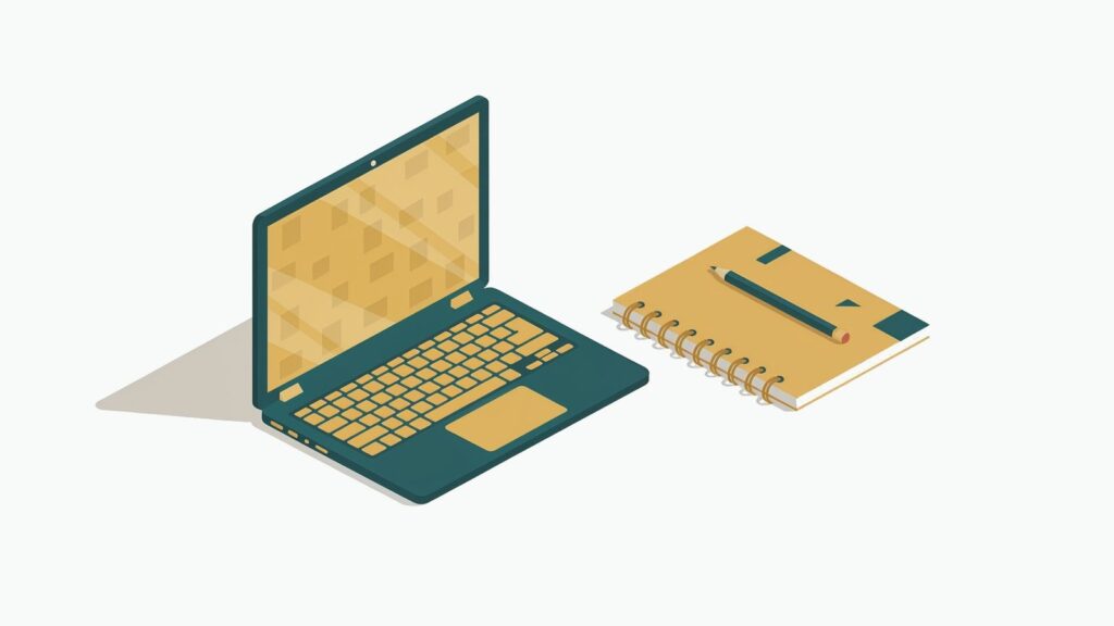 Ilustracja: budżetowy laptop do 2000 zł do nauki online