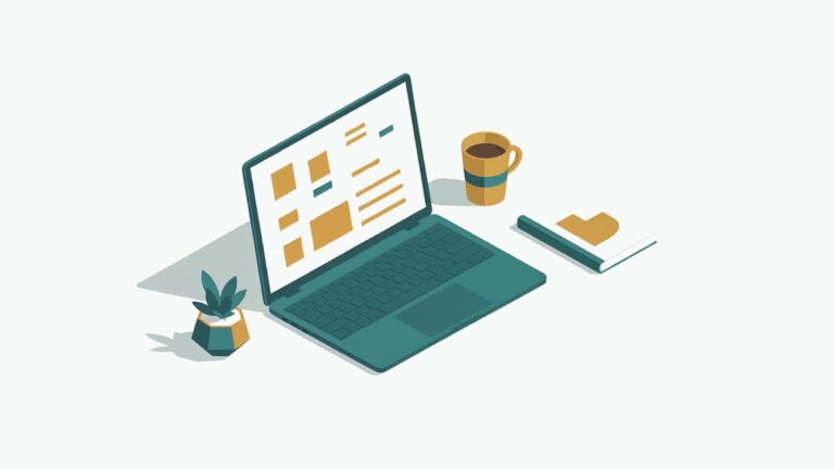 Ilustracja: uniwersalny laptop do 3000 zł na biurku