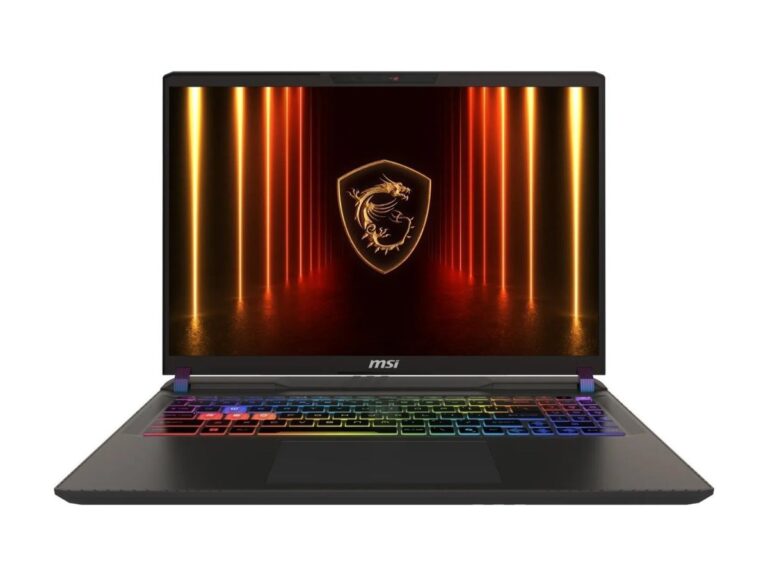 MSI Vector 16 HX AI — ranking laptop do gier